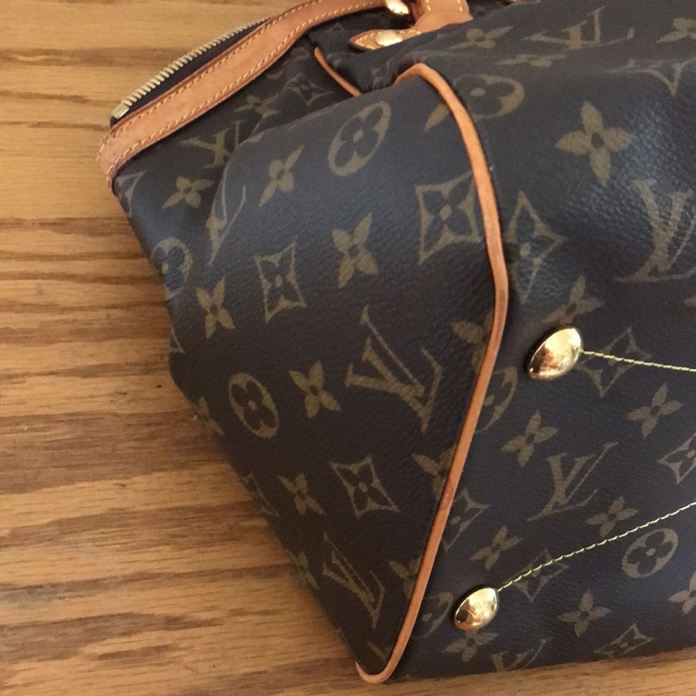 💎✨ RARE✨💎 zipper big Louis Vuitton bag tivoli GM French - Picture 13 of 14